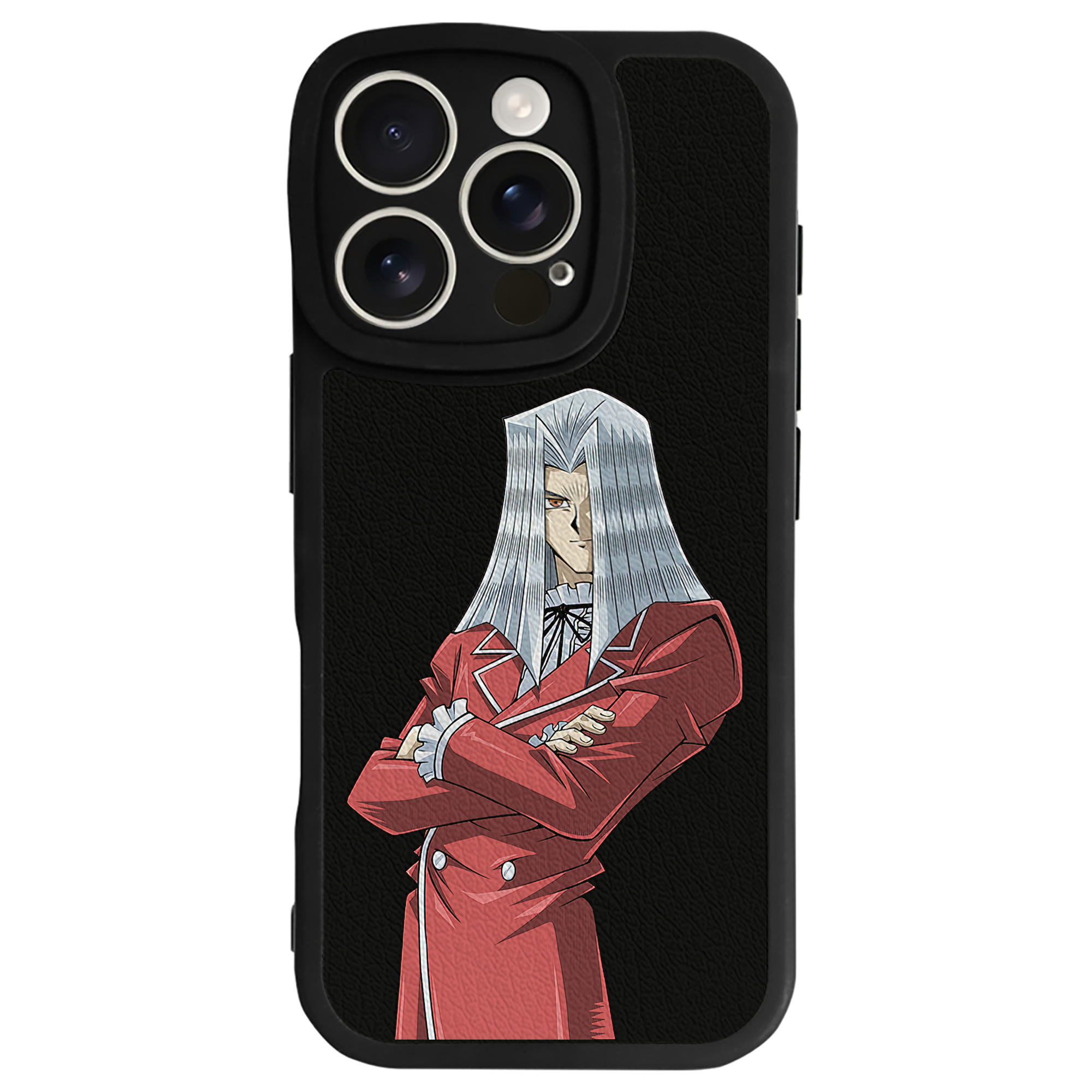 遊☆戯☆王 Yu-Gi-Oh! 【iPhone 16シリーズ対応】シリコンスマホケース（レザー調） 材質：シリコン